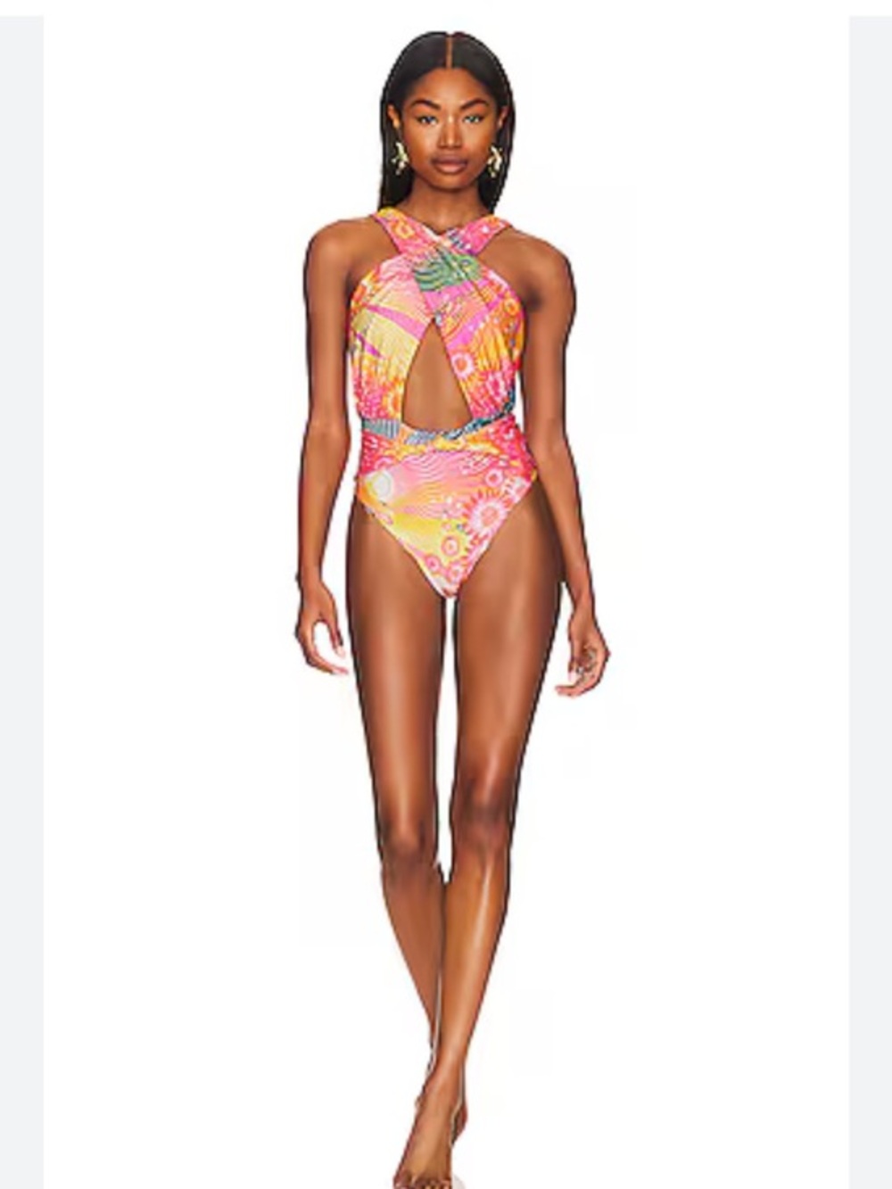 Agua Bendita Revolve Faye One Piece in
Solaris Ombre Large